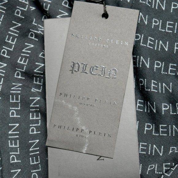 Philipp Plein Men's Black Short Sleeve Logo Print Crewneck T-Shirt - Picture 6 of 9